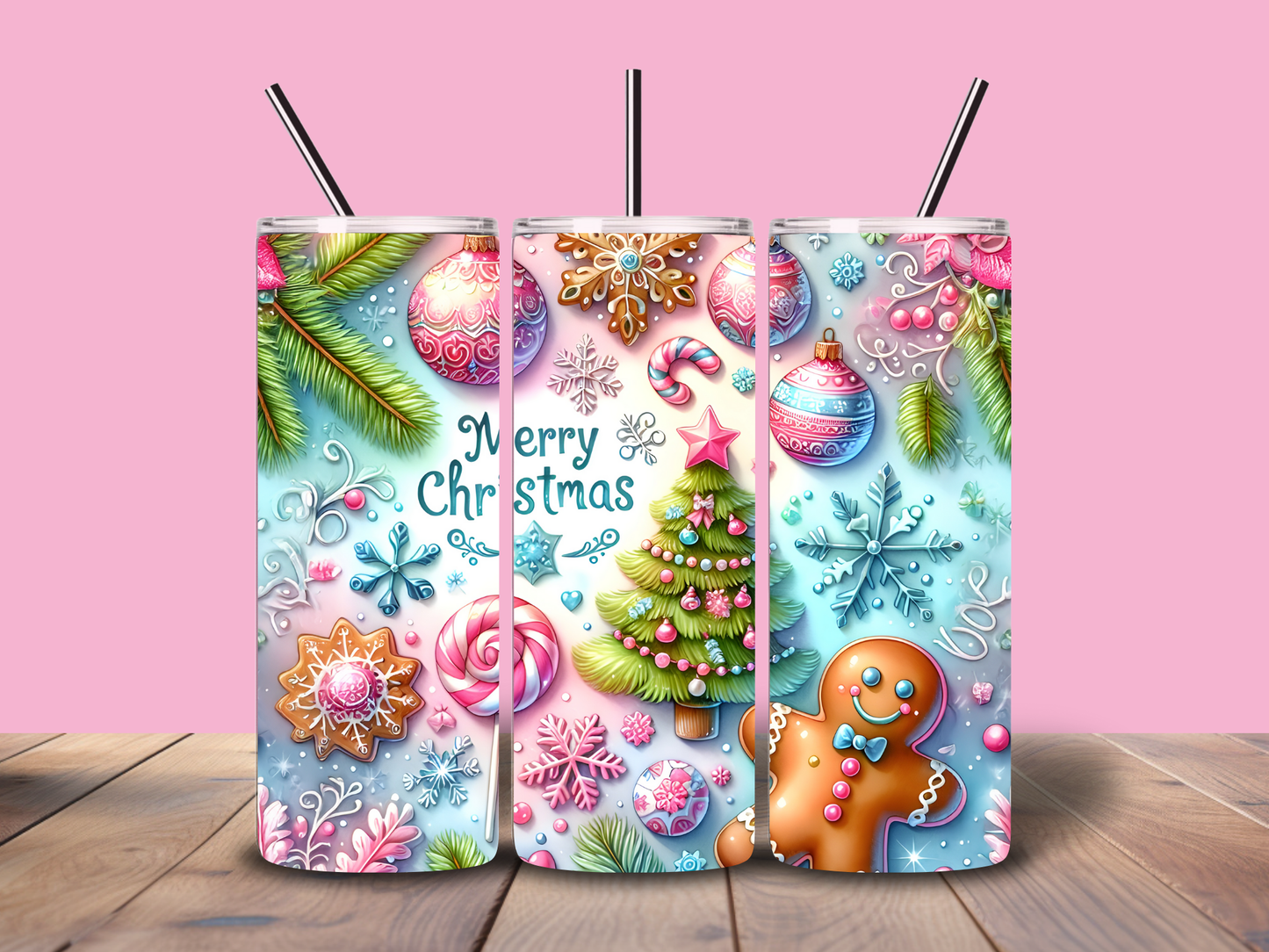 Cutesy Christmas Tumbler