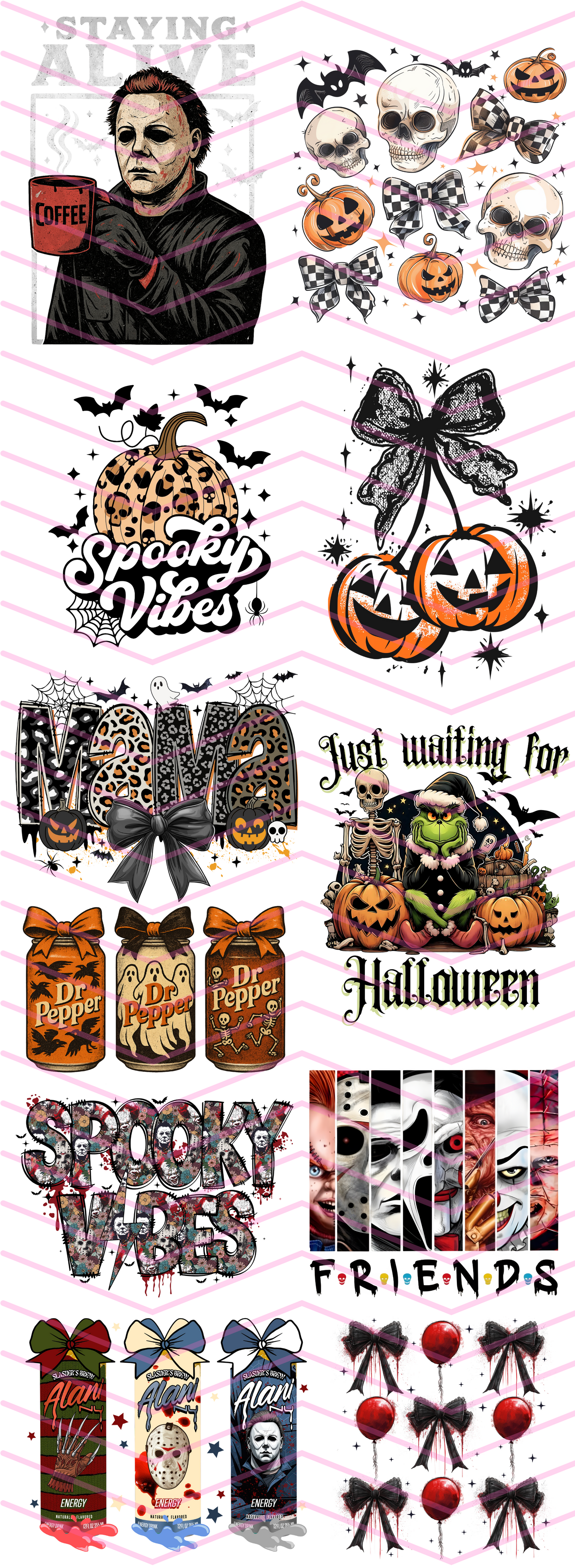 Spooky Season Premade Gang Sheet