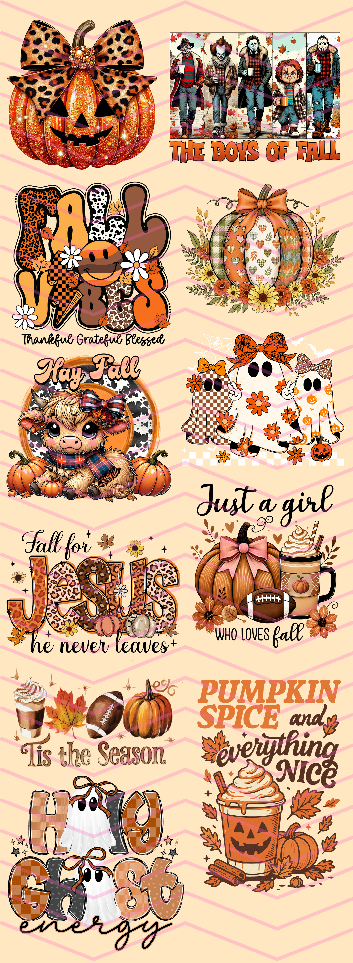 Fall Premade Gang Sheet