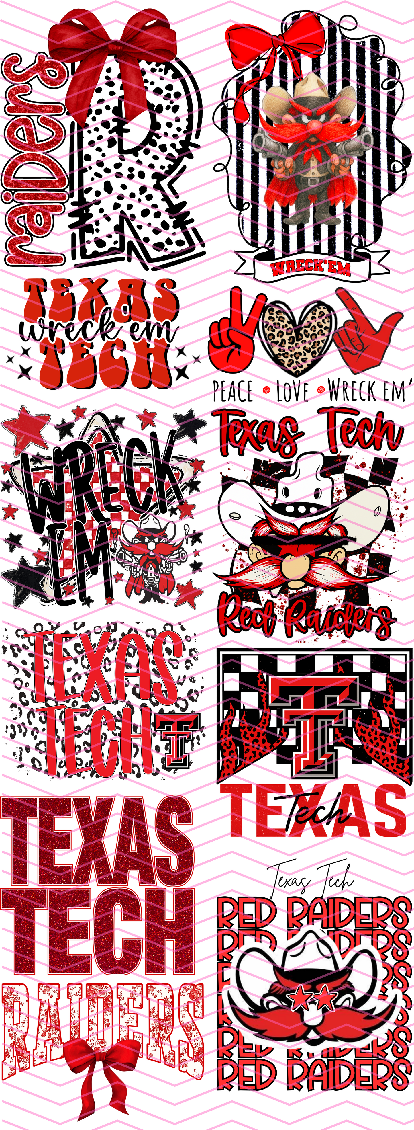 Raiders Spirit Gang Sheet