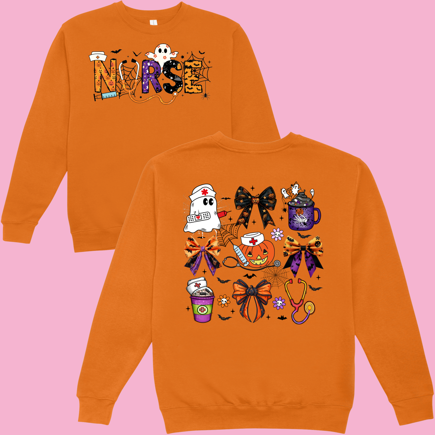 Halloween Nurse Crew Neck