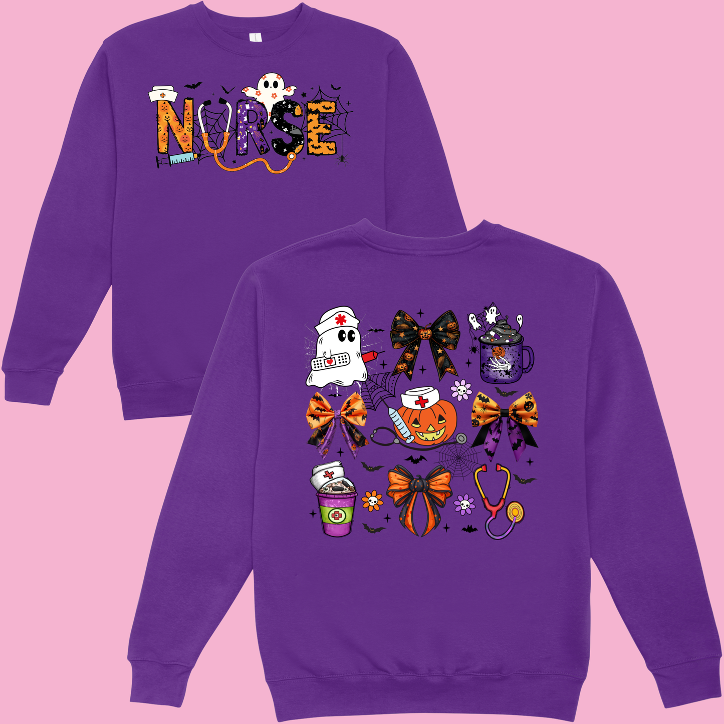 Halloween Nurse Crew Neck