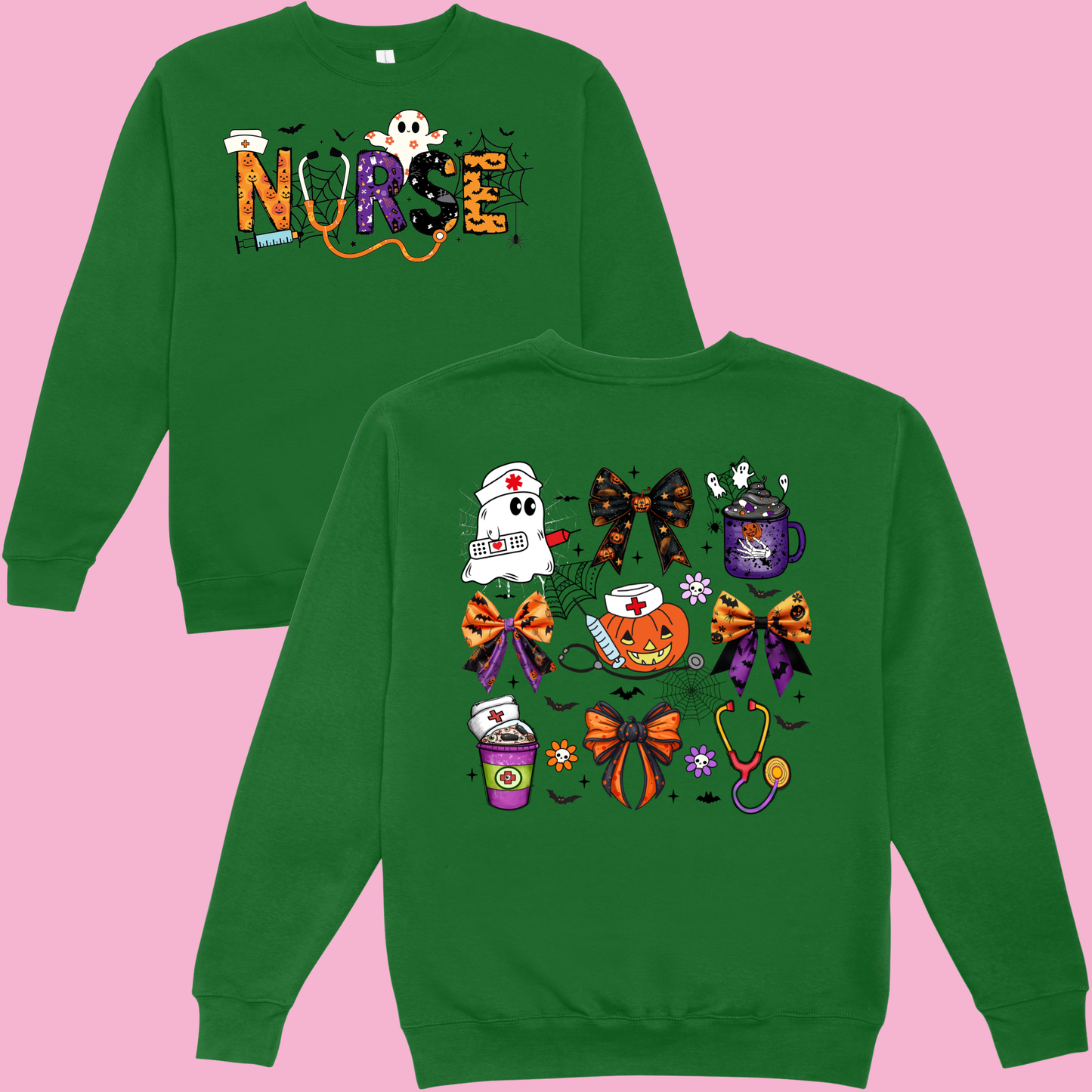 Halloween Nurse Crew Neck