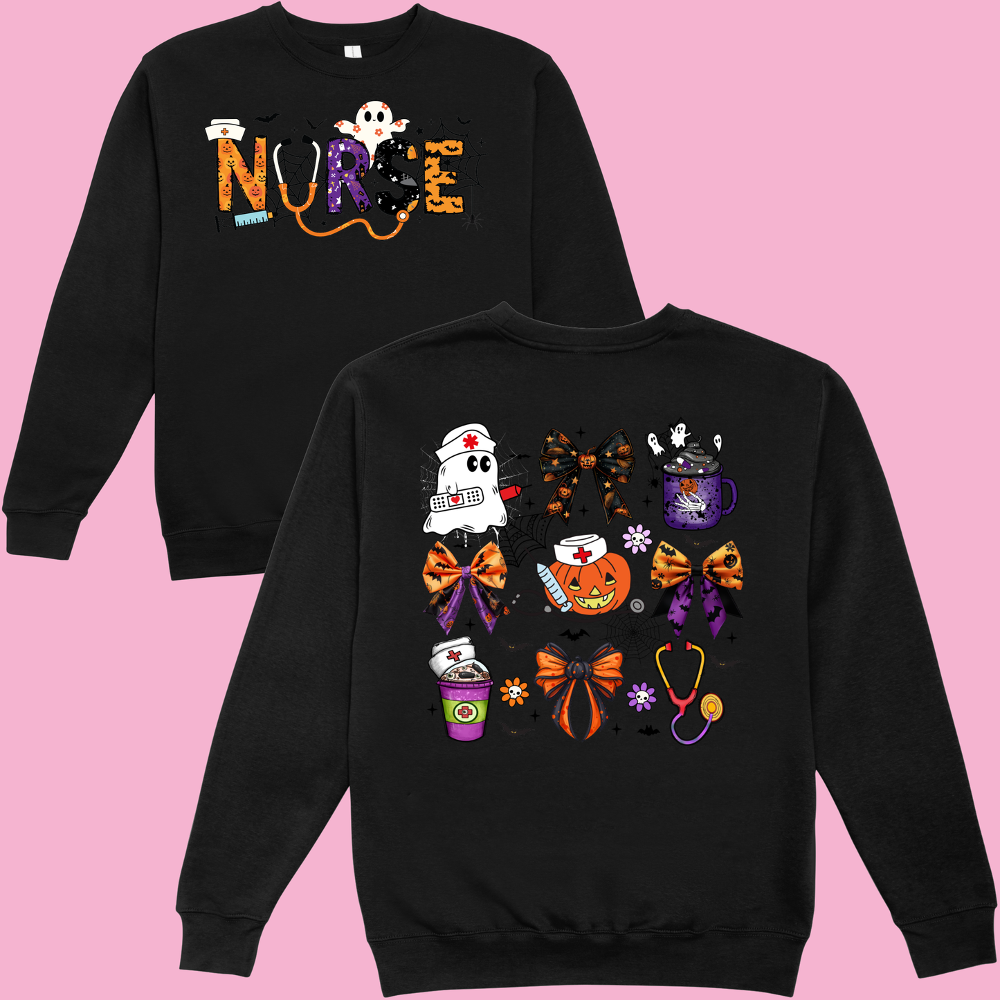 Halloween Nurse Crew Neck