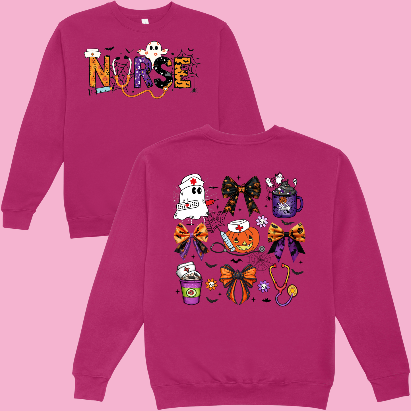 Halloween Nurse Crew Neck