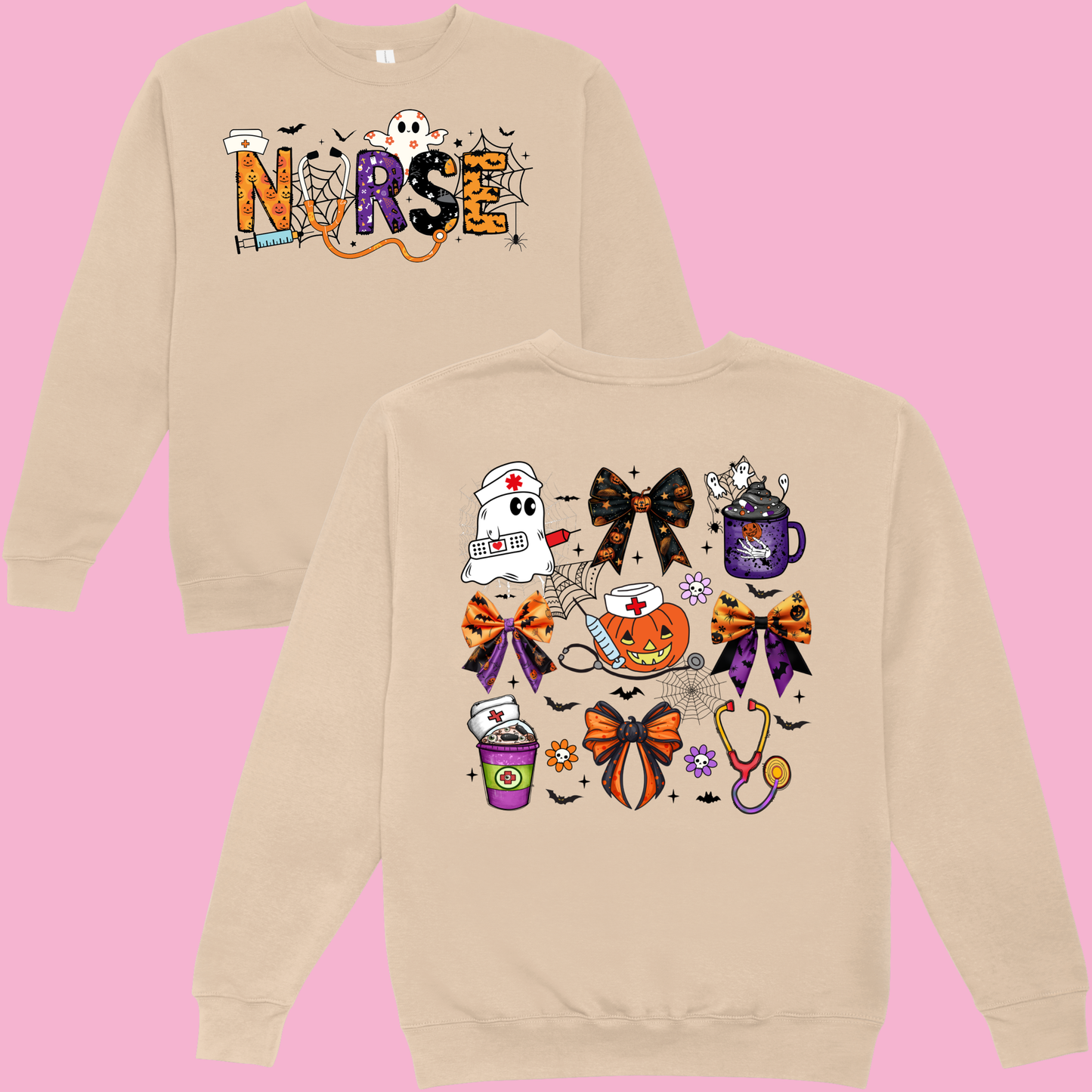Halloween Nurse Crew Neck