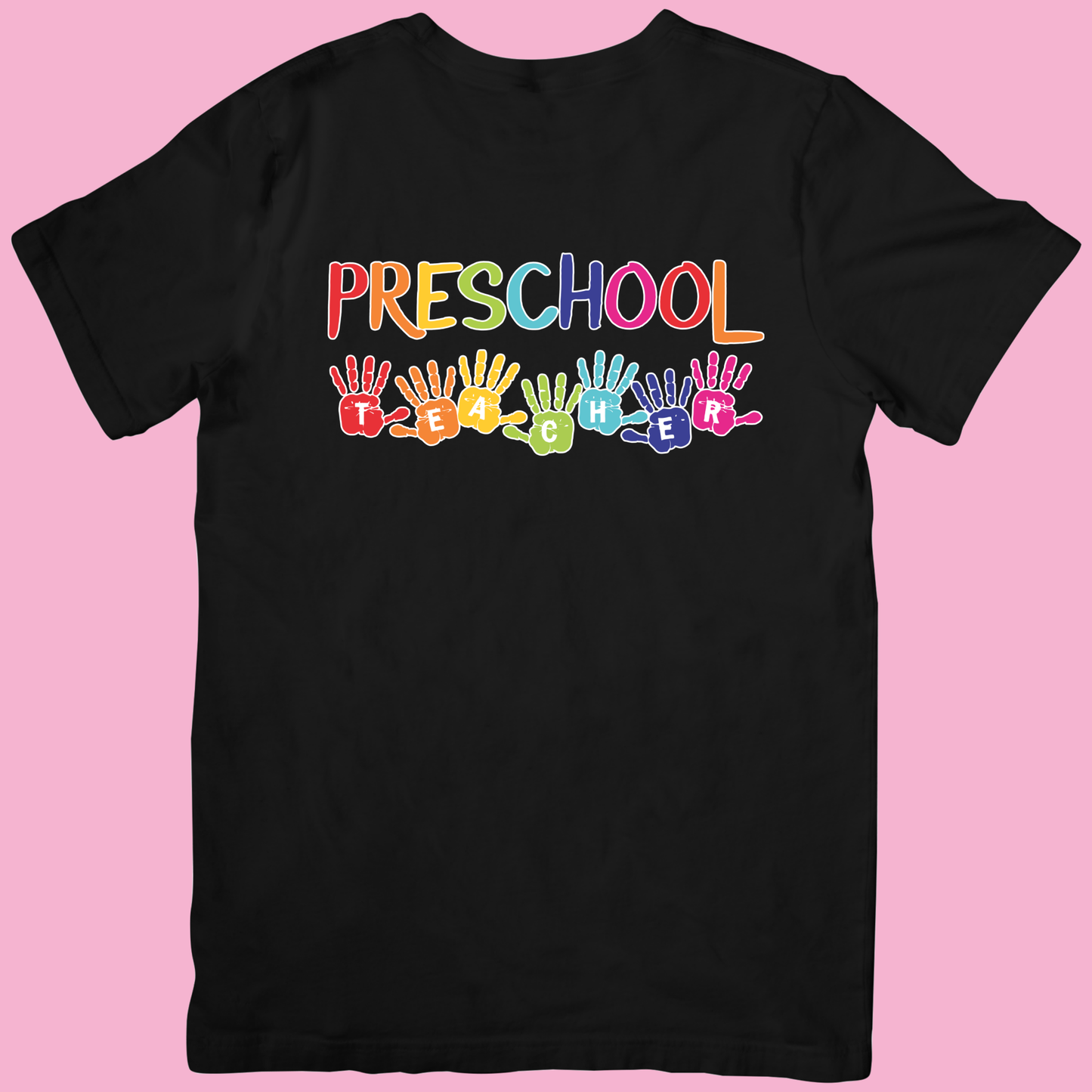 Colorful Preschool Teacher T-Shirt