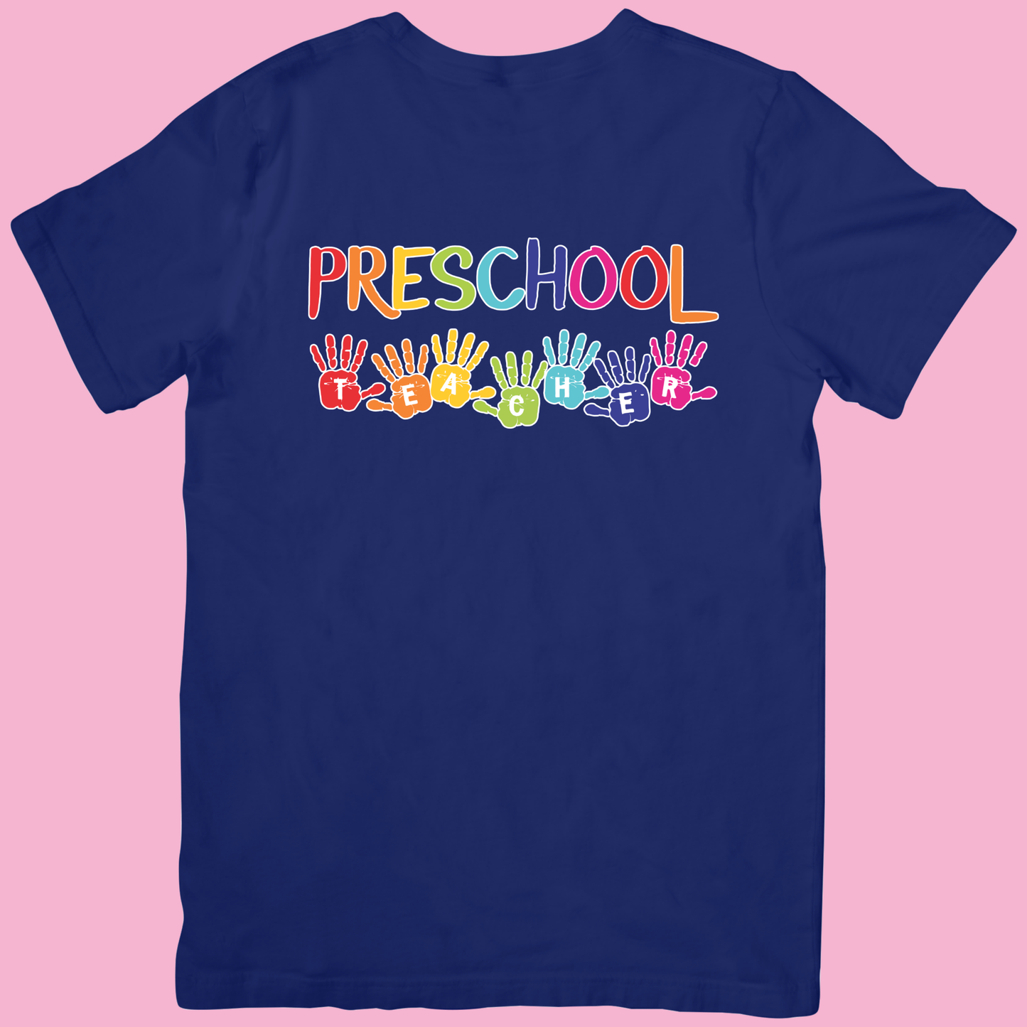 Colorful Preschool Teacher T-Shirt