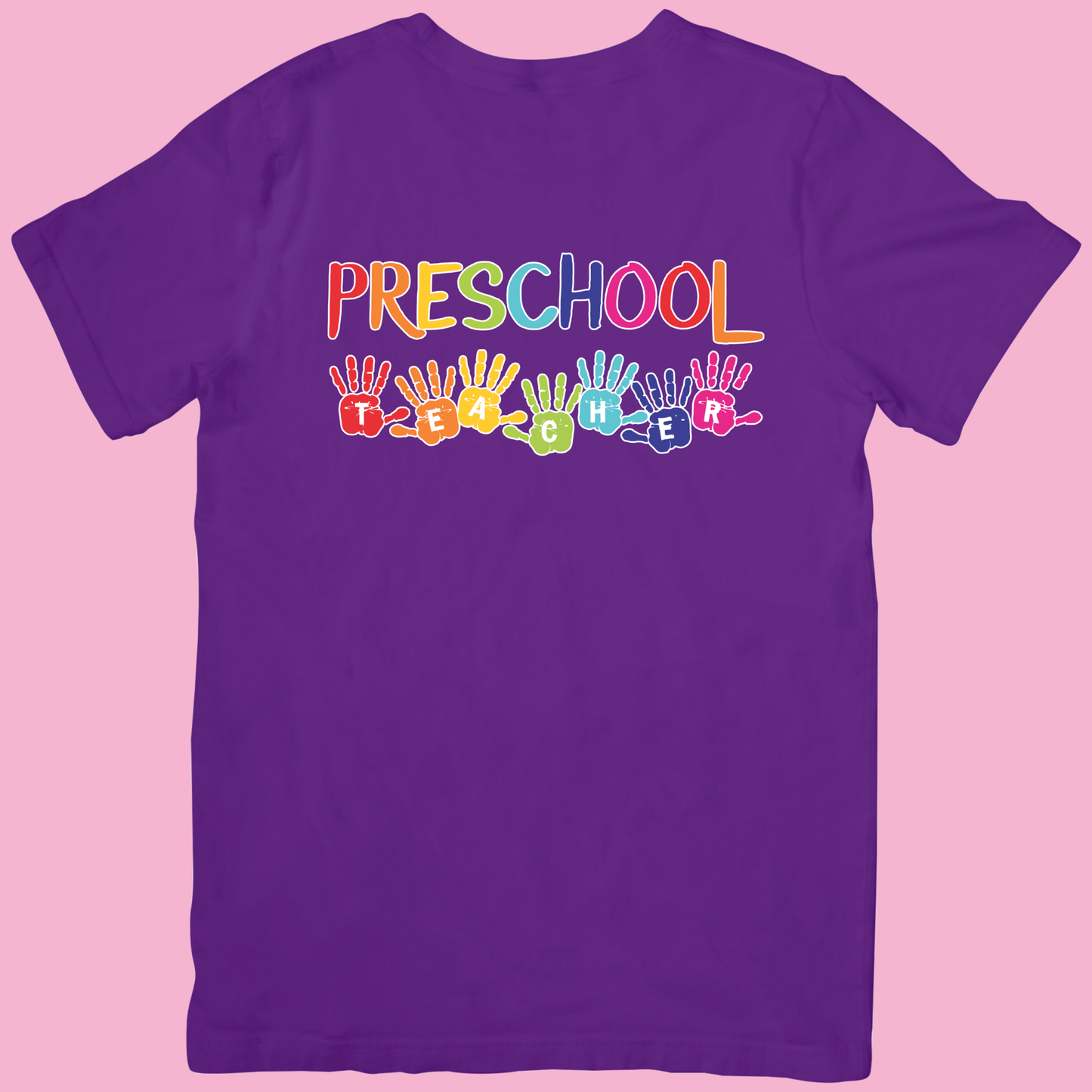 Colorful Preschool Teacher T-Shirt
