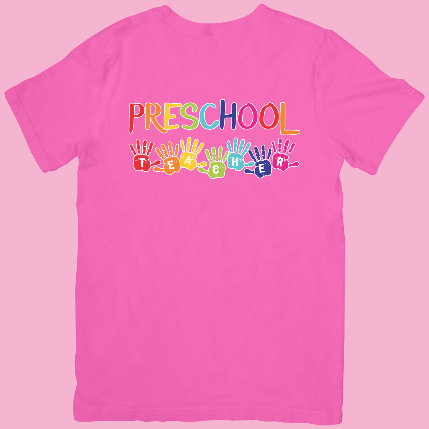 Colorful Preschool Teacher T-Shirt