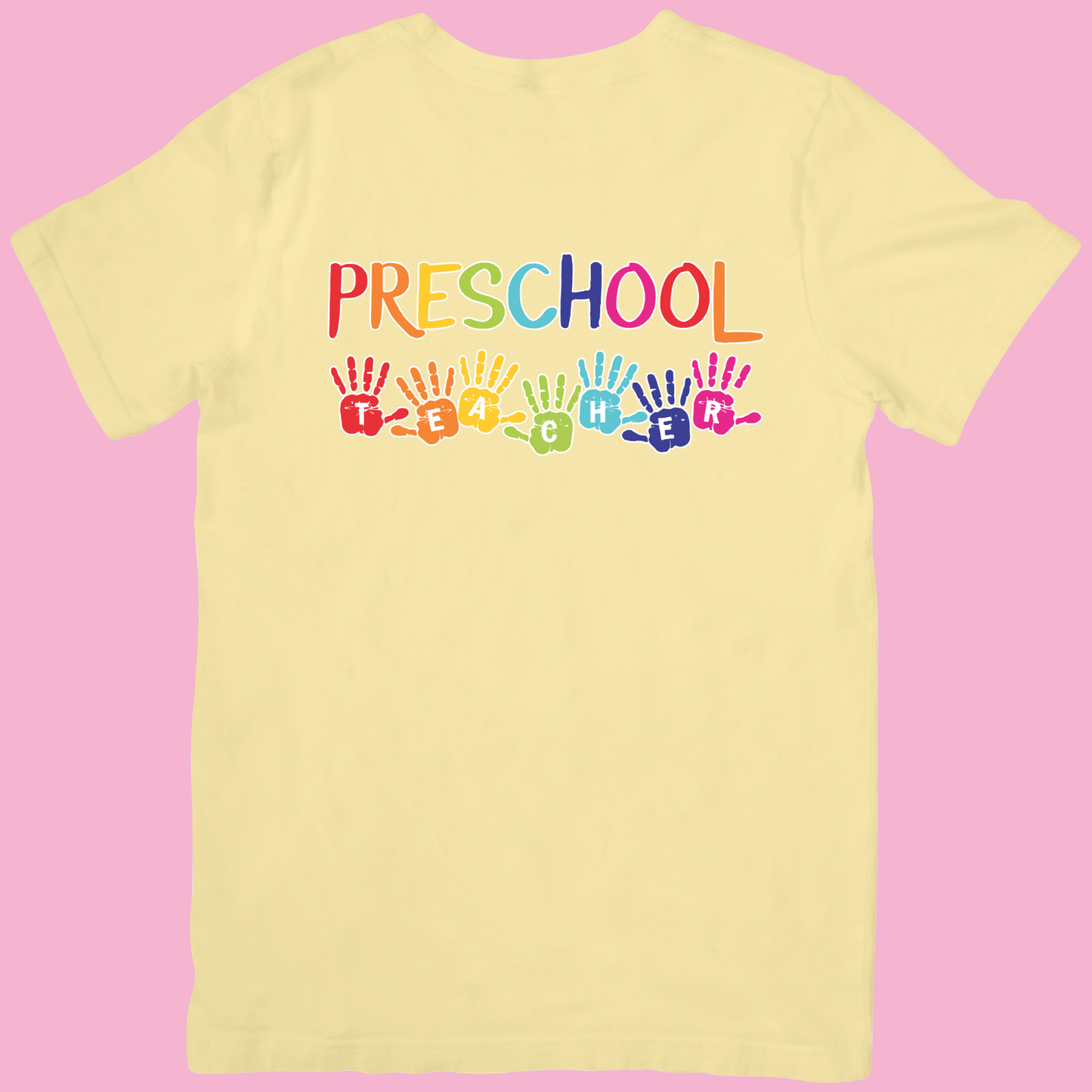 Colorful Preschool Teacher T-Shirt