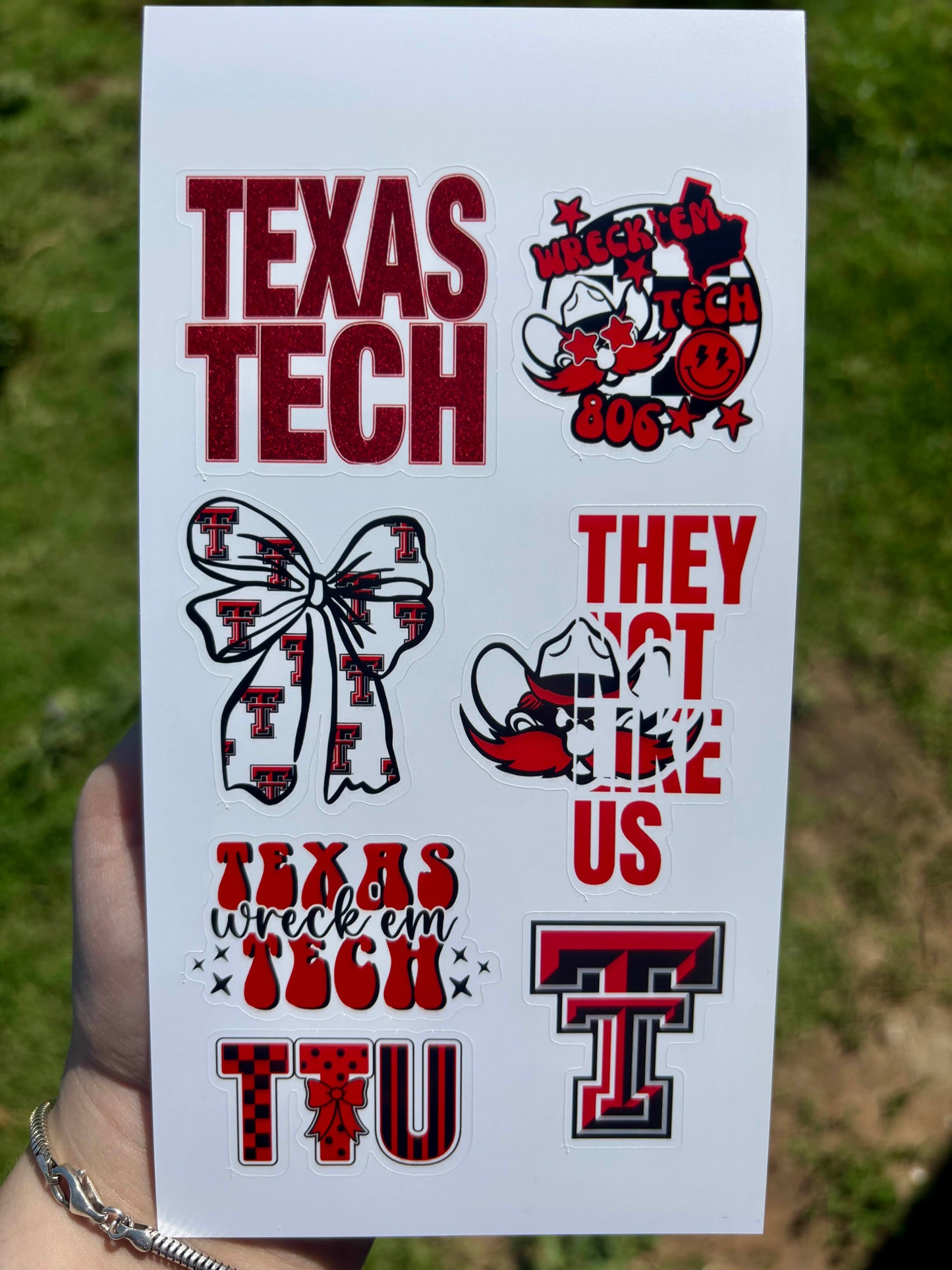 Raiders Sticker Sheet