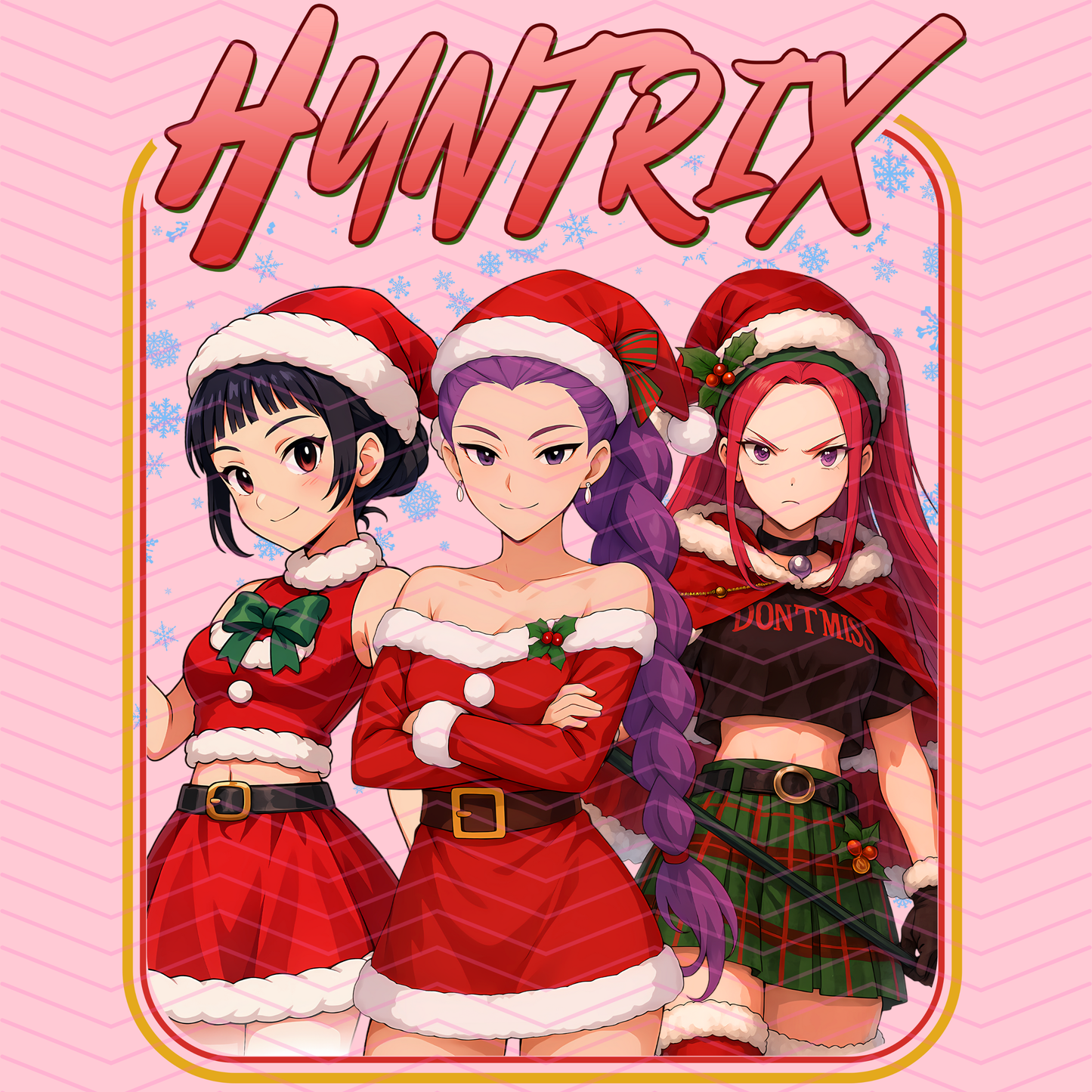 Holiday Kpop Hunter DTF Transfers