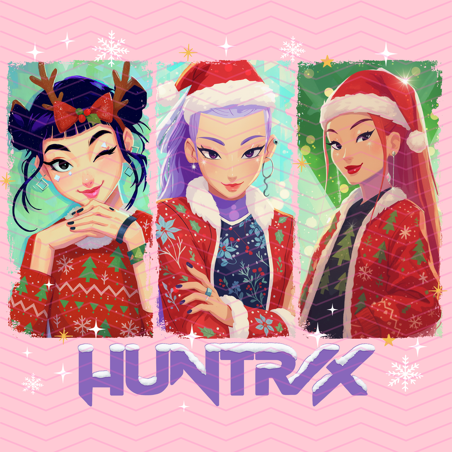 Holiday Kpop Hunter DTF Transfers