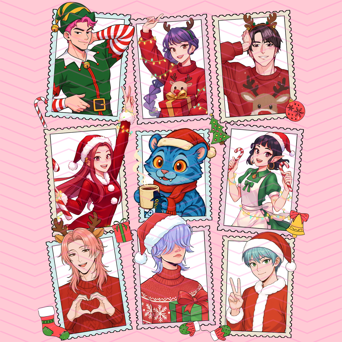 Holiday Kpop Hunter DTF Transfers