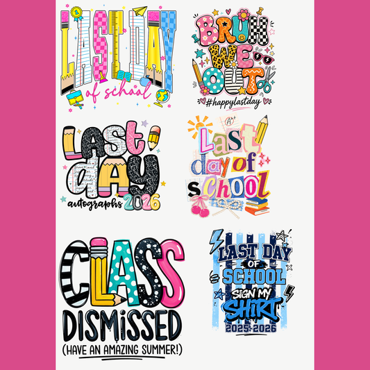Schools Out Gang Sheet