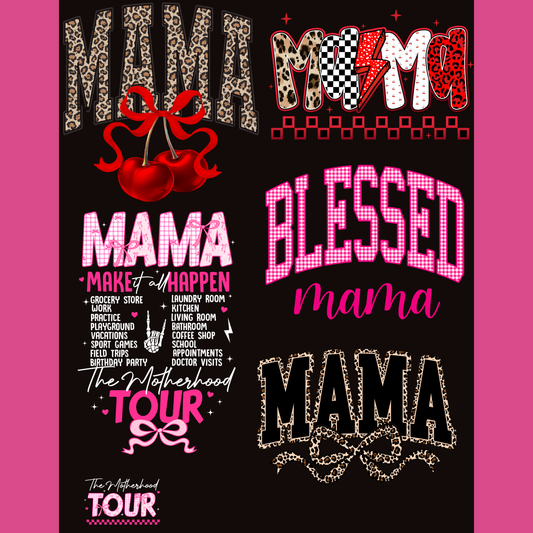 Leopard Print Mama Gang Sheet