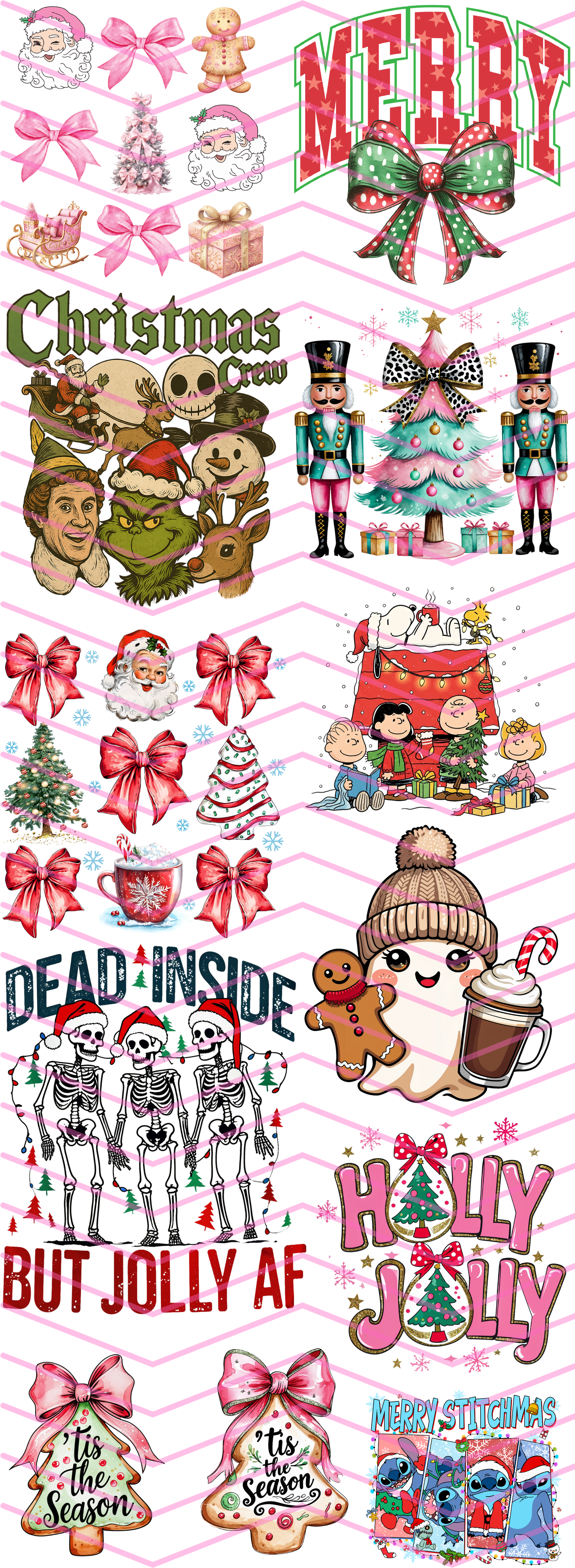 Holiday DTF Premade Gang Sheet