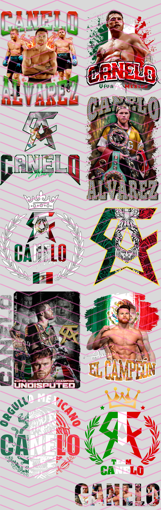 Canelo Premade Gangsheet