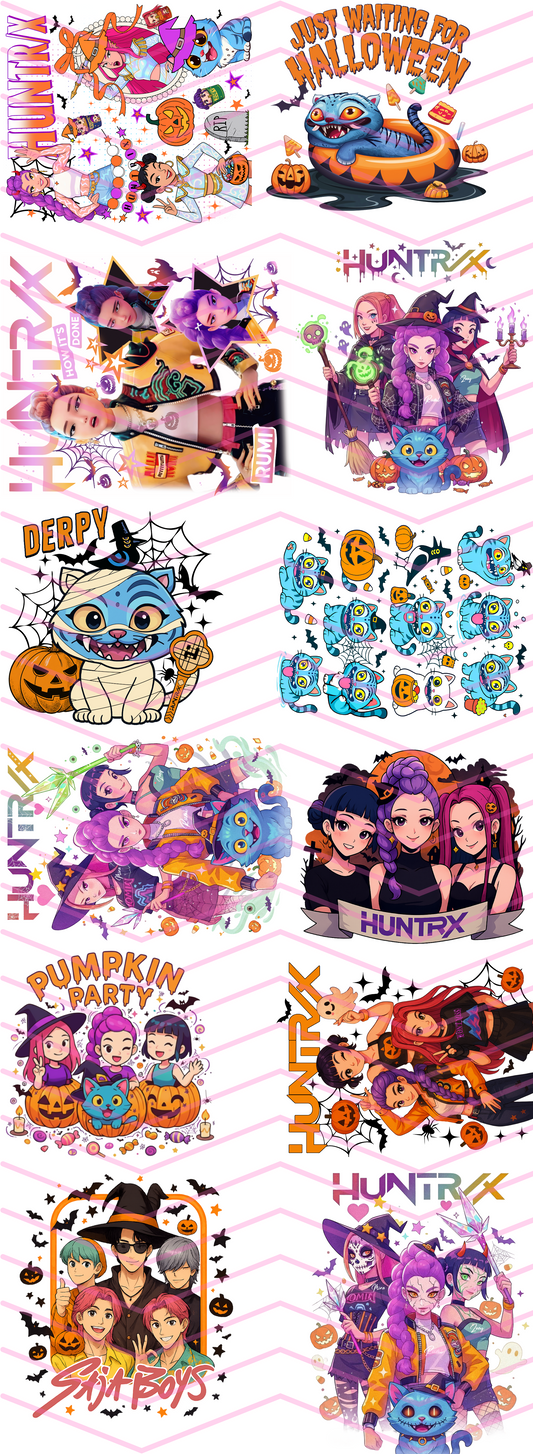 Kpop Halloween Premade Gang Sheet