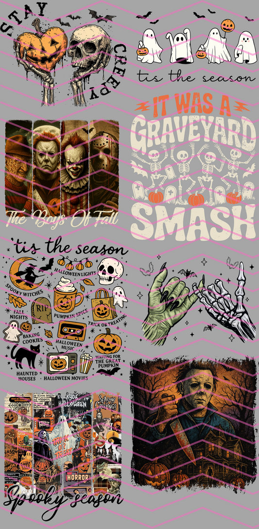Spooky Fall Premade Gang Sheet